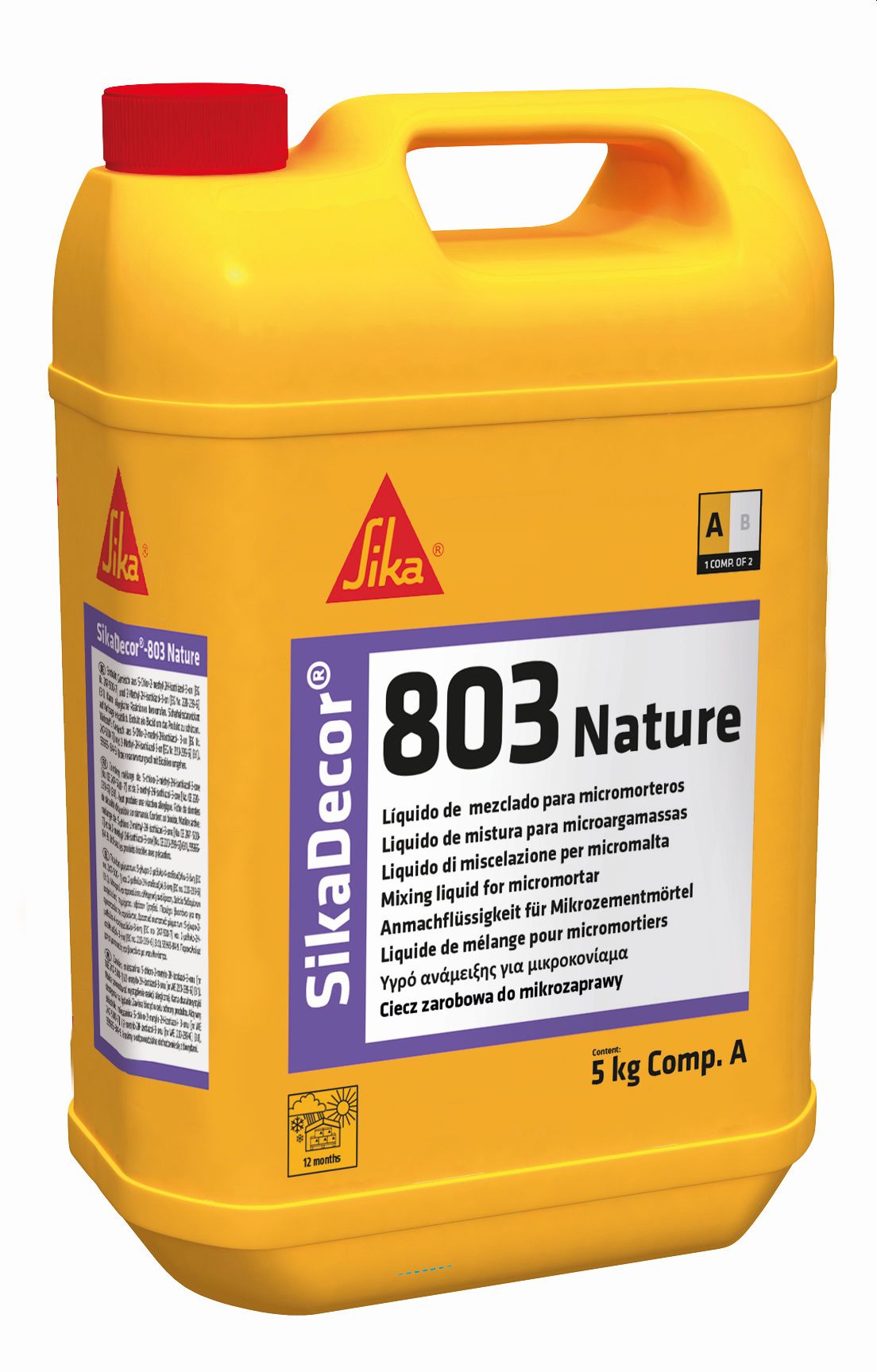 SikaDecor-803 Nature (A)   5 KG Lote (AB)  Garrafa (A)